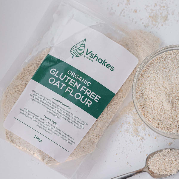 Organic Gluten Free Oat Flour 250g | Vitallea | Superfoods