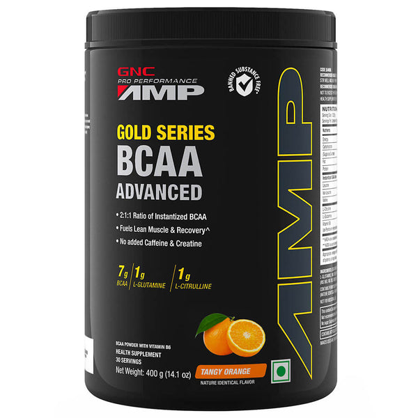 GNC AMP Gold Series BCAA Advanced - Tangy Orange