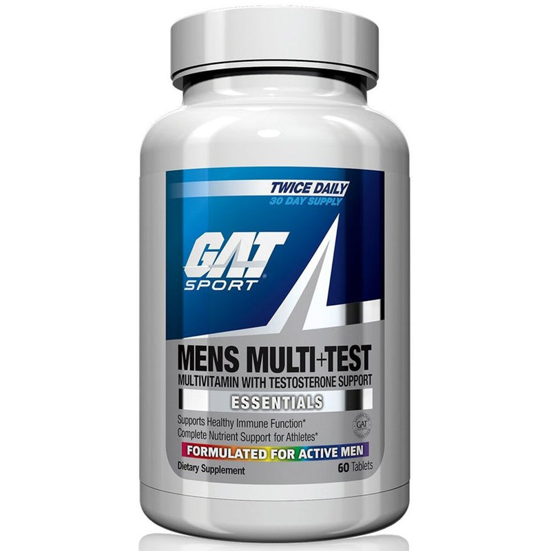 GAT ESSENTIALS MENS MULTI+TEST 60 TABLETS