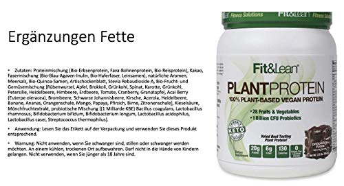FIT & LEAN PLANT PROTEIN CHOCOLATE FUDGE
