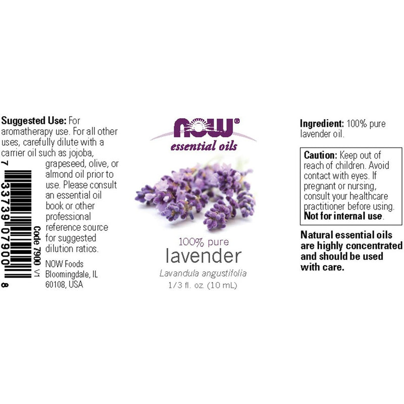 Now Foods Lavender Oil, 10 ml