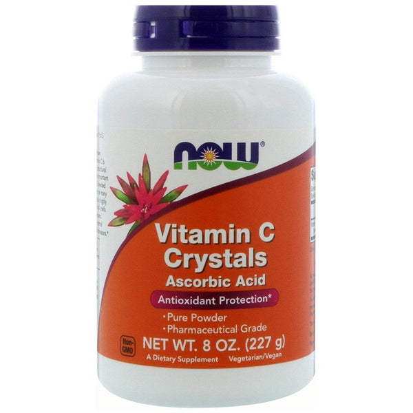 Now Food Vitamin C Crystals Powder8 Oz.
