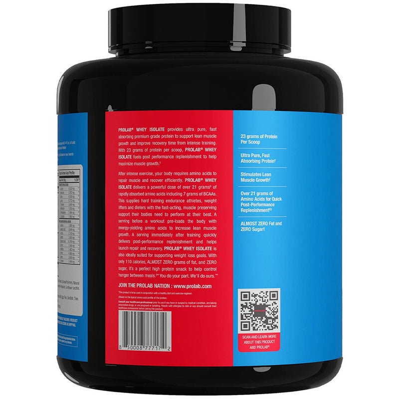 PROLAB: WHEY ISOLATE 5LBS MILK CHOCOLATE