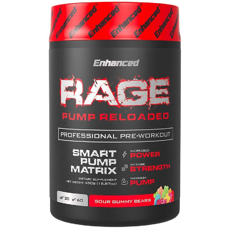 ENHANCED LABS RAGE RELOADED 60SV SOUR GUMMY BEAR