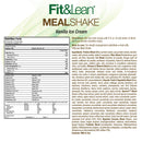 FIT & LEAN PROTEIN FAT BRUNING MEAL REPLACEMENT VANILLA ICE