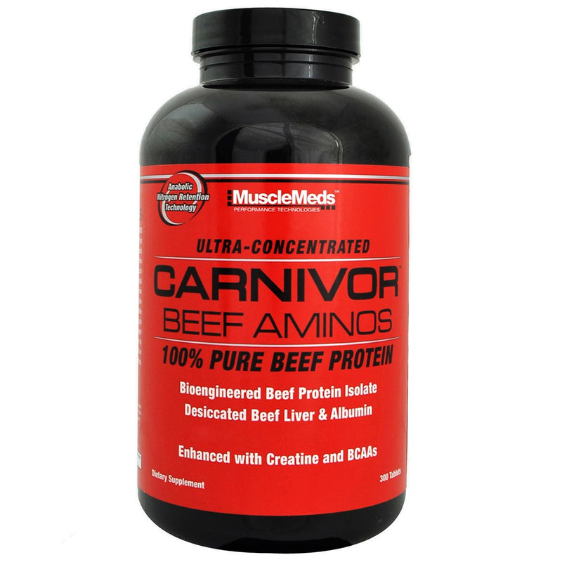 MUSCLE MEDS CARNIVOR BEEF AMINO 300 TAB