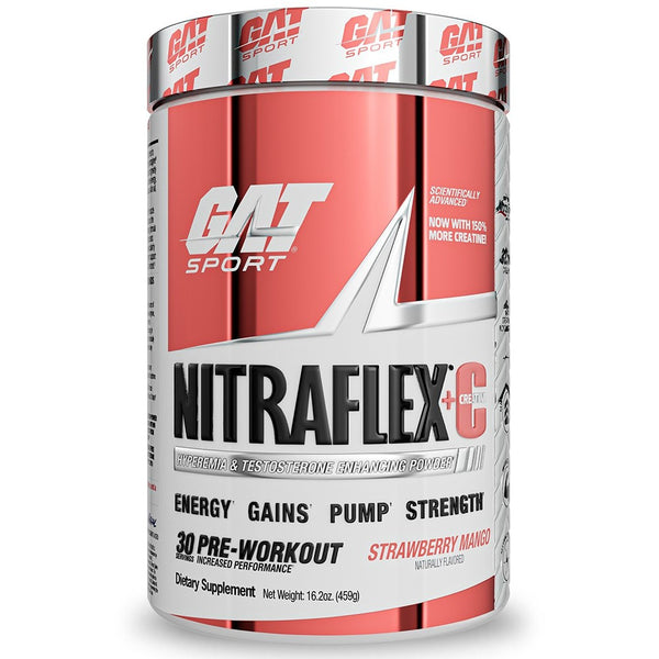 GAT NITRAFLEX + C STRAWBERRY MANGO 30SV