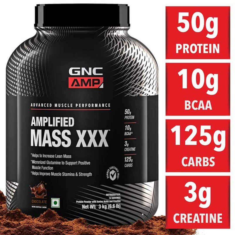 GNC Amplified Mass XXX Powder- Vanilla