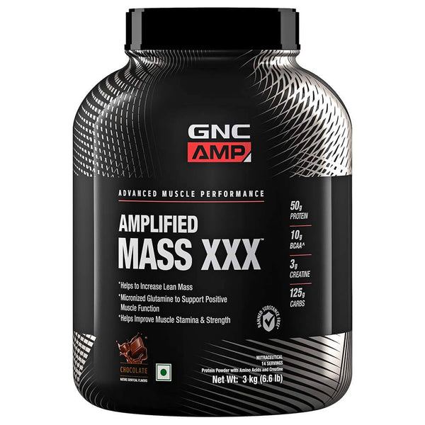 GNC Amplified Mass XXX Powder- Chocolate