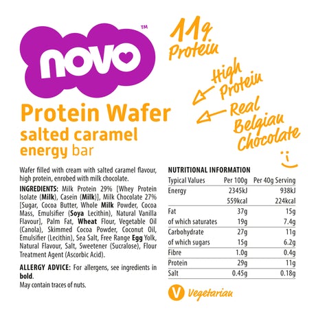 Novo Protein Bars -Salted Caramel