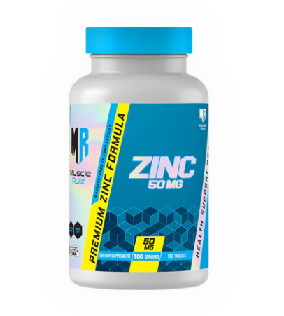 MUSCLE RULZ ZINC 50 MG 100 Tablets