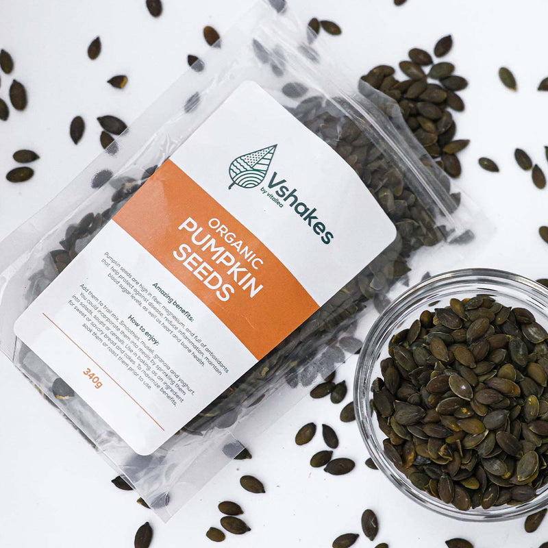 Organic Pumpkin Seeds 340g | Vitallea | Superfoods